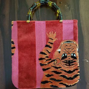 Tiger carpet bag purse Libertine Fabric!